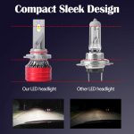 2pcs 25W 2500lm 6000K Car LED Headlight Bulb, 9004, 9005, 9006, 9007, H1, H4, H7, H11, H13 – Bild 6