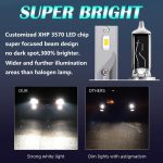 2pcs 25W 2500lm 6000K Car LED Headlight Bulb, 9004, 9005, 9006, 9007, H1, H4, H7, H11, H13 – Bild 7
