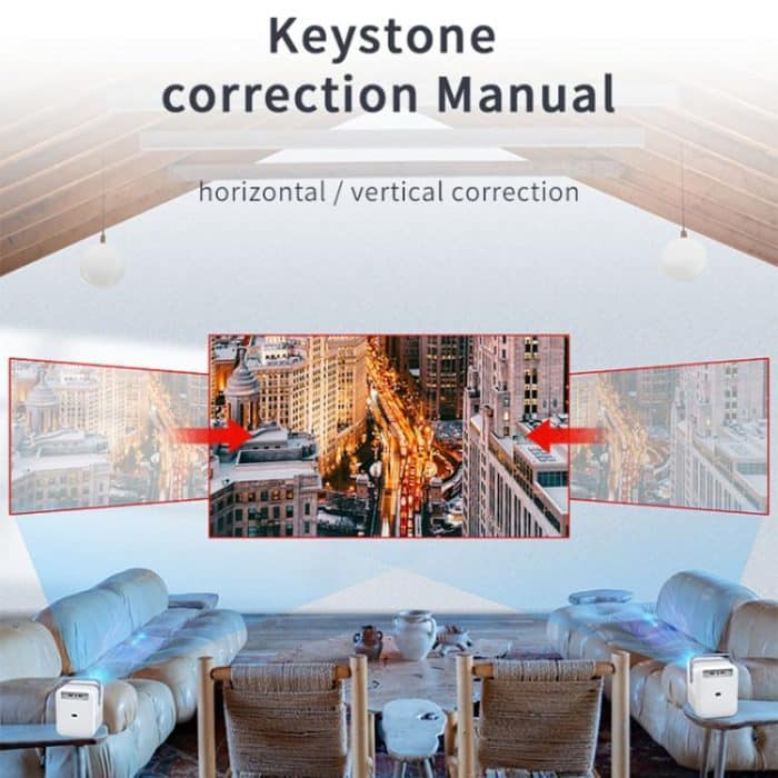 CYS2 Portable HD Android Projector Smart Home Theater, 1GB+8GB, Amlogic T950s, EU Plug, US Plug, AU Plug, UK Plug – Bild 9