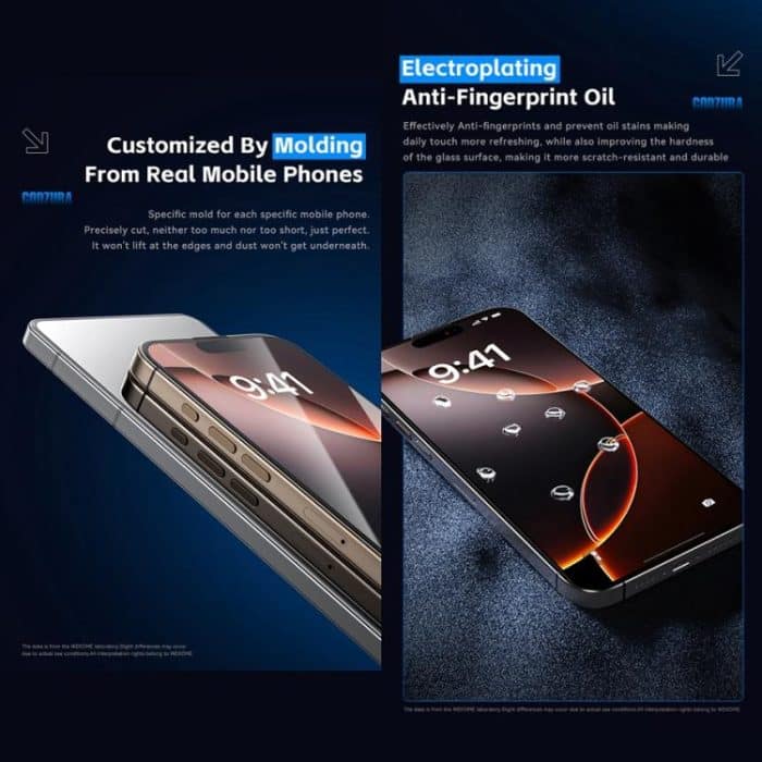 WK WTP-115 Easy Install 6D Curved Ultra-Fine Edge HD Tempered Glass Film, For iPhone 16 Pro Max, For iPhone 16 Pro, For iPhone 16 Plus / 15 Plus, For iPhone 16 / 15, For iPhone 15 Pro Max, For iPhone 15 Pro, For iPhone 13 Pro Max / 14 Plus... – Bild 6