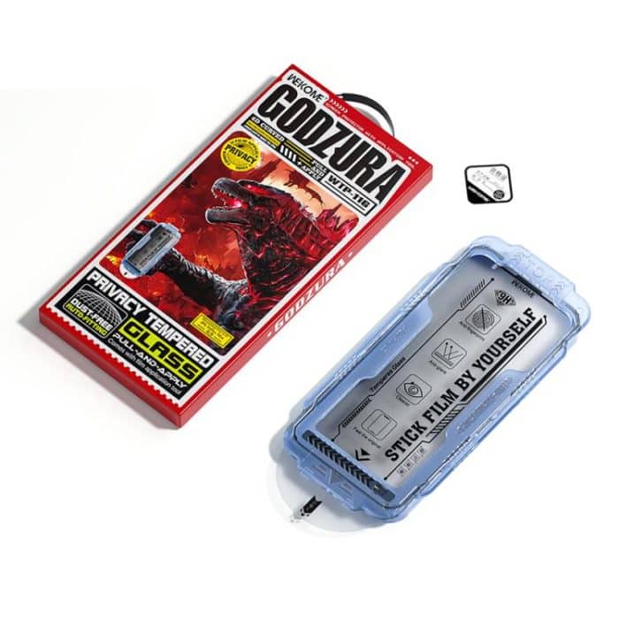 WK WTP-116 Einfach zu installierende 6D-gebogene Sichtschutzfolie aus gehärtetem Glas mit ultrafeinen Kanten, For iPhone 16 Pro Max, For iPhone 16 Pro, For iPhone 16 Plus / 15 Plus, For iPhone 16 / 15, For iPhone 15 Pro Max, For iPhone 15 Pro... – Bild 3