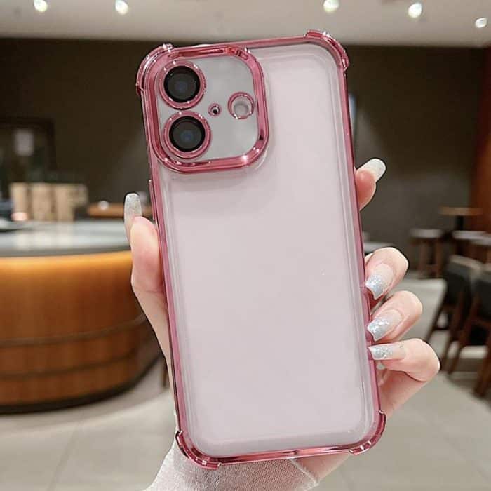 Electroplating Space TPU Four-corner Shockproof Phone Case with Lens Film, For iPhone 16 Plus, For iPhone 16 – Bild 1