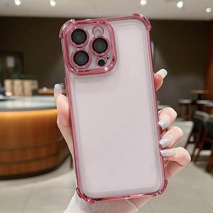 Electroplating Space TPU Four-corner Shockproof Phone Case with Lens Film, For iPhone 13 Pro Max, For iPhone 13 Pro – Bild 1