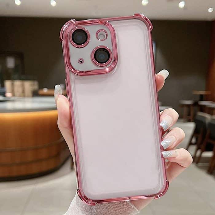 EDA007998615A.jpg Electroplating Space TPU Four-corner Shockproof Phone Case with Lens Film, For iPhone 13, For iPhone 12 – Bild 1