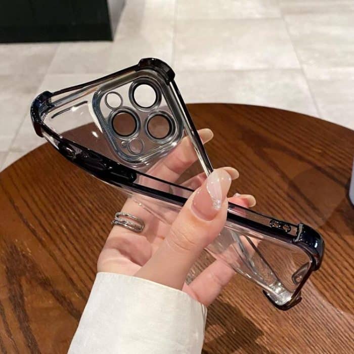 Electroplating Space TPU Four-corner Shockproof Phone Case with Lens Film, For iPhone 12 Pro Max, For iPhone 12 Pro – Bild 3