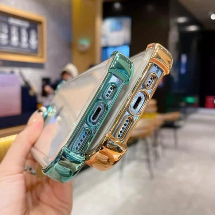 Electroplating Space TPU Four-corner Shockproof Phone Case with Lens Film, For iPhone 16 Plus, For iPhone 16 – Bild 6