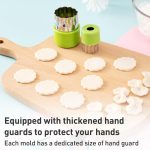 Stainless Steel Irregular Biscuit Mold Fruit Begetable Cutting Mold, 12pcs / Set Orange, 12pcs / Set Pink, 12pcs / Set Red, 12pcs / Set Yellow, 12pcs / Set Blue, 12pcs / Set Green, 12pcs / Set Purple, 12pcs / Set Random Color, 11pcs / Set Random Color – Bild 5