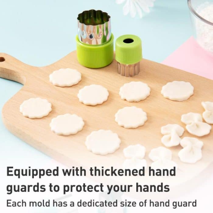 Stainless Steel Irregular Biscuit Mold Fruit Begetable Cutting Mold, 12pcs / Set Orange, 12pcs / Set Pink, 12pcs / Set Red, 12pcs / Set Yellow, 12pcs / Set Blue, 12pcs / Set Green, 12pcs / Set Purple, 12pcs / Set Random Color, 11pcs / Set Random Color – Bild 5