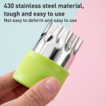 Stainless Steel Irregular Biscuit Mold Fruit Begetable Cutting Mold, 12pcs / Set Orange, 12pcs / Set Pink, 12pcs / Set Red, 12pcs / Set Yellow, 12pcs / Set Blue, 12pcs / Set Green, 12pcs / Set Purple, 12pcs / Set Random Color, 11pcs / Set Random Color – Bild 6