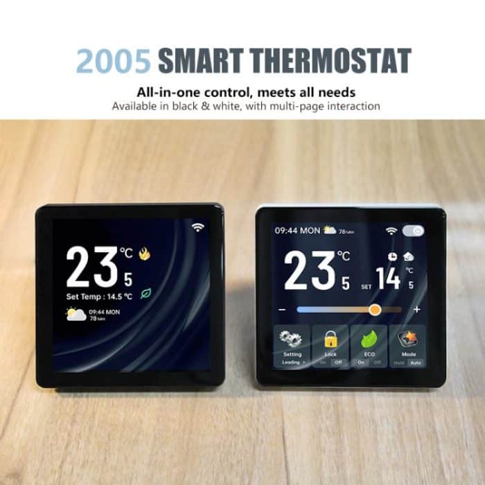 4 inch Screen Smart Thermostat, BHT-2005GCLW Boiler Heating WiFi – Bild 7