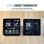 4 inch Screen Smart Room Thermostat, BAC-2005AL Two Channel, BAC-2005EL Four Channel, BAC-2005ALW Two Channel WiFi, BAC-2005ELW Four Channel WiFi – Bild 7