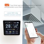 4 inch Screen Smart Room Thermostat, BAC-2005AL Two Channel, BAC-2005EL Four Channel, BAC-2005ALW Two Channel WiFi, BAC-2005ELW Four Channel WiFi – Bild 9