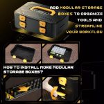 Jakemy JM-8199 257 in 1 Modularer manueller Werkzeugkasten – Bild 9