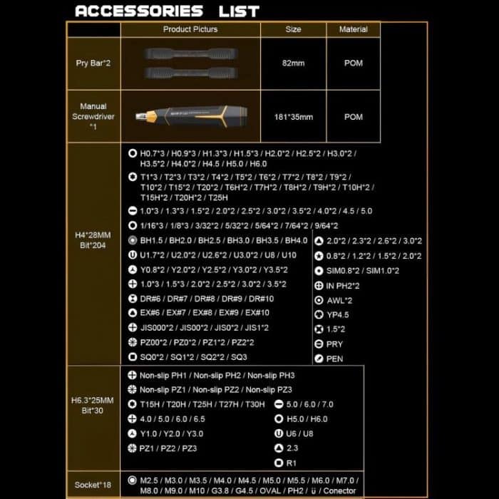 Jakemy JM-8198 135 in 1 Modularer manueller Werkzeugkasten – Bild 11