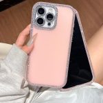 Dual-Sided Rhinestone Design Matte Full Coverage Phone Case, For iPhone 15 Pro Max, For iPhone 15 Pro, For iPhone 15 Plus / 14 Plus, For iPhone 15 – Bild 3