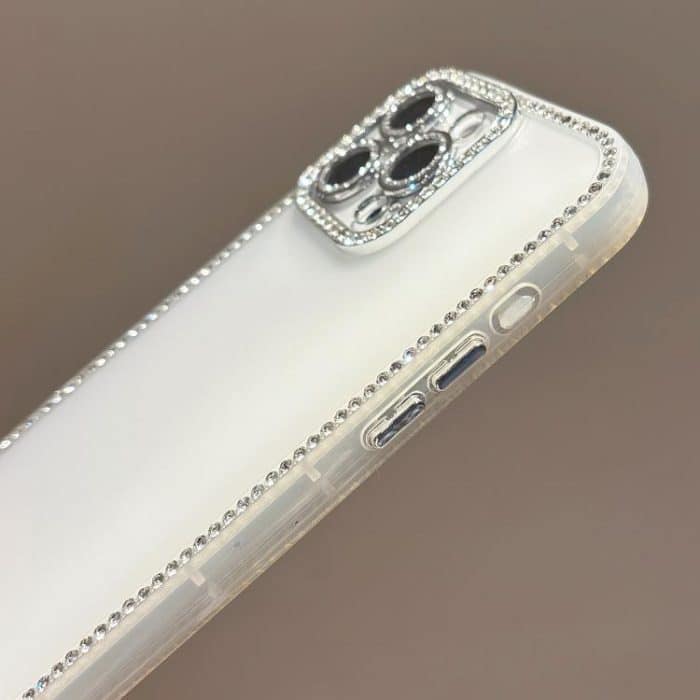 Dual-Sided Rhinestone Design Matte Full Coverage Phone Case, For iPhone 13 / 14, For iPhone 14 Pro, For iPhone 14 Pro Max, For iPhone 13 Pro Max – Bild 5