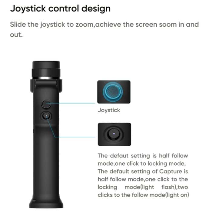 Funsnap Capture1 Outdoor-Live-Video-Triaxial-Hand-Gimbal-Aufnahmestabilisator, Capture1 – Bild 11