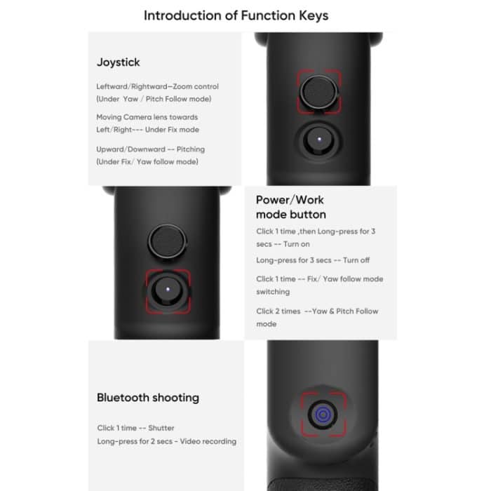 Funsnap Capture1 Outdoor-Live-Video-Triaxial-Hand-Gimbal-Aufnahmestabilisator, Capture1 – Bild 18