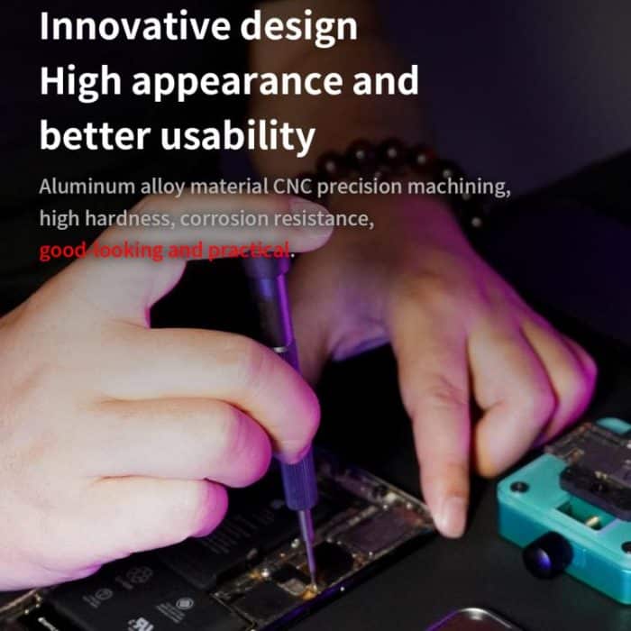 18 Arten 7-Zonen-Legierung Magnetische Kombination Schrauben Aufbewahrungspad – Bild 6