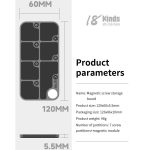 18 Arten 7-Zonen-Legierung Magnetische Kombination Schrauben Aufbewahrungspad – Bild 7
