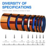 Mechanic 400 Degrees Celsius High-temperature Resistant PCB Battery Repair Tape, 5mm x 35m, 10mm x 35m, 15mm x 35m, 20mm x 35m, 30mm x 35m – Bild 2