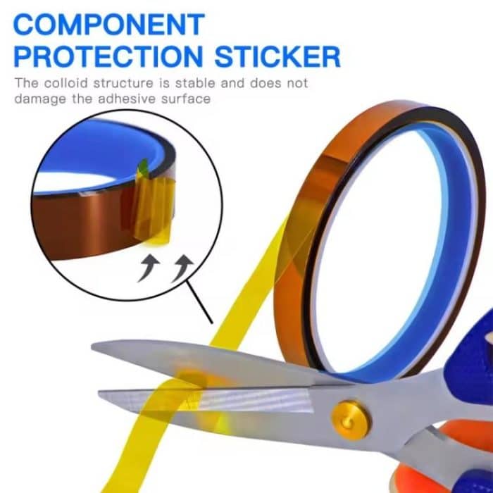 Mechanic 400 Degrees Celsius High-temperature Resistant PCB Battery Repair Tape, 5mm x 35m, 10mm x 35m, 15mm x 35m, 20mm x 35m, 30mm x 35m – Bild 5