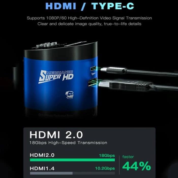 Mechanic MOS 4K IMX415 Sensor 51MP Ultra HD Industrie-Mikroskopkamera – Bild 4