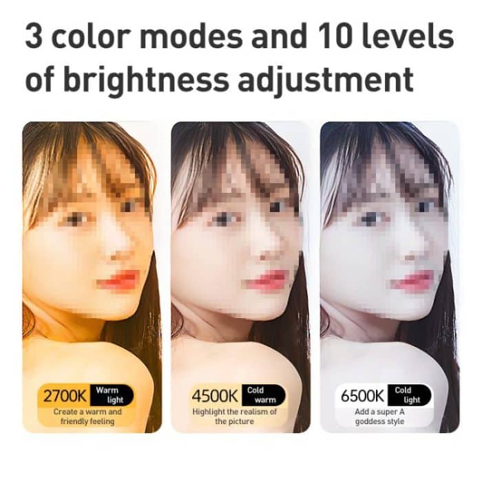 W70 Multifunctional Portable Magnetic Fill Light, W70 Three-Colors Light, W70 RGB Light – Bild 4