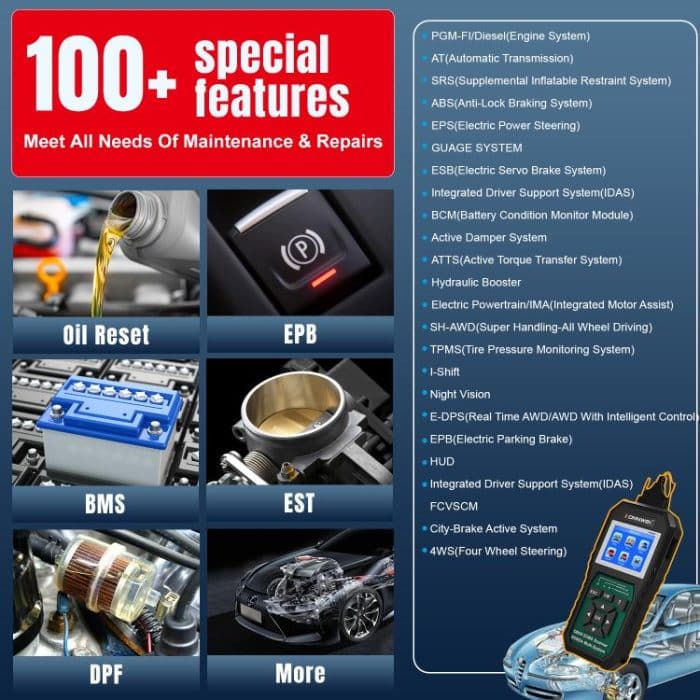 KONNWEI KW420 2.8 inch Color Screen Car OBD2 Fault Diagnostic Scan Tool for Honda, KW420 – Bild 13