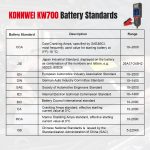 KONNWEI KW700 12V / 24V 2.8 inch Color Screen Car Battery Tester with Printer, KW700 – Bild 14