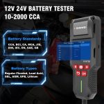 KONNWEI KW700 12V / 24V 2.8 inch Color Screen Car Battery Tester with Printer, KW700 – Bild 6