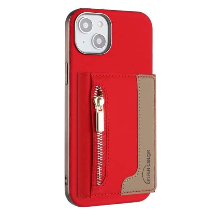 Zipper Horizontal Magnetic Card Bag RFID MagSafe Phone Case, For iPhone 14 Plus, For iPhone 14, For iPhone 14 Pro, For iPhone 14 Pro Max – Bild 1