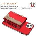 Zipper Horizontal Magnetic Card Bag RFID MagSafe Phone Case, For iPhone 14 Plus, For iPhone 14, For iPhone 14 Pro, For iPhone 14 Pro Max – Bild 2