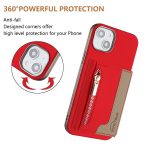Zipper Horizontal Magnetic Card Bag RFID MagSafe Phone Case, For iPhone 14 Plus, For iPhone 14, For iPhone 14 Pro, For iPhone 14 Pro Max – Bild 4