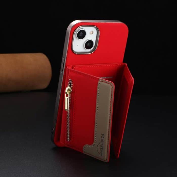 Zipper Horizontal Magnetic Card Bag RFID MagSafe Phone Case, For iPhone 14 Plus, For iPhone 14, For iPhone 14 Pro, For iPhone 14 Pro Max – Bild 6