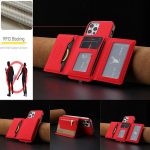 Zipper Horizontal Magnetic Card Bag RFID MagSafe Phone Case, For iPhone 12 / 12 Pro, For iPhone 11 Pro Max, For iPhone 11, For iPhone 11 Pro – Bild 7