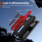 Shockproof Kickstand Metallic Shaft MagSafe Phone Case, For iPhone 16 Pro Max, For iPhone 16 Plus, For iPhone 16 – Bild 6