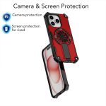 Shockproof Kickstand Metallic Shaft MagSafe Phone Case, For iPhone 15 Pro Max, For iPhone 15 Pro, For iPhone 15 – Bild 3