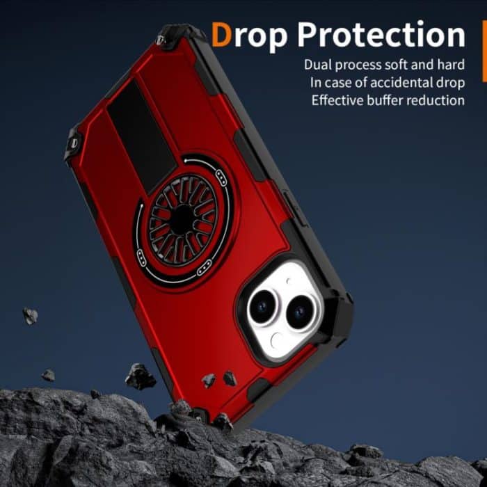 Shockproof Kickstand Metallic Shaft MagSafe Phone Case, For iPhone 14 Plus, For iPhone 14, For iPhone 14 Pro – Bild 5