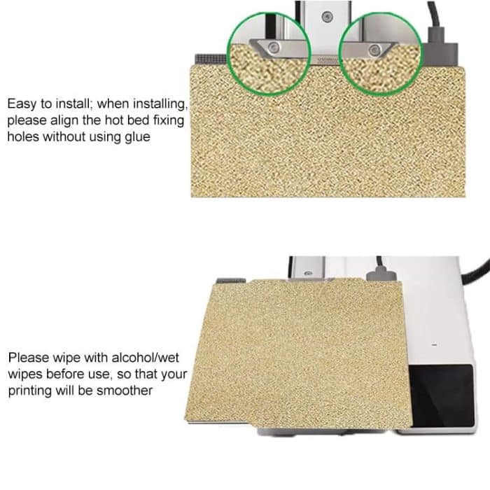 3D Printing Build Plate 184mm For Bambu Lab A1 mini Printer, Gold / Double-Textured PEI, Black / Double-Textured PEI, PEI Coating + PEO Film, PEI Coating + PET Film, PEI Coating + PEY Film, PEI Coating + PEI Film – Bild 3