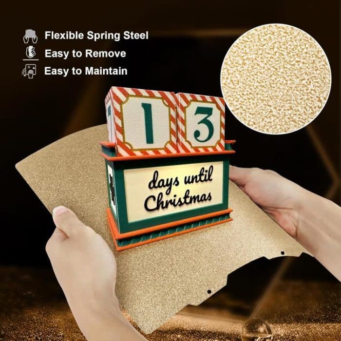 3D Printing Build Plate 184mm For Bambu Lab A1 mini Printer, Gold / Double-Textured PEI, Black / Double-Textured PEI, PEI Coating + PEO Film, PEI Coating + PET Film, PEI Coating + PEY Film, PEI Coating + PEI Film – Bild 5