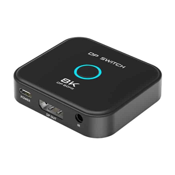 FJGEAR FJ-8K201DP 8K 60Hz DP One-way Switch, FJ-8K201DP, US Plug, FJ-8K201DP, EU Plug, FJ-8K201DP, UK Plug – Bild 1