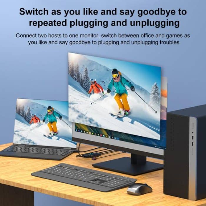 FJGEAR FJ-8K201DP 8K 60Hz DP One-way Switch, FJ-8K201DP, US Plug, FJ-8K201DP, EU Plug, FJ-8K201DP, UK Plug – Bild 6