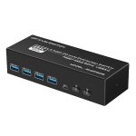 FJGEAR FJ-8K202DB 8K 60Hz DP Monitor KVM Switch, FJ-8K202DB, US Plug, FJ-8K202DB, EU Plug, FJ-8K202DB, UK Plug