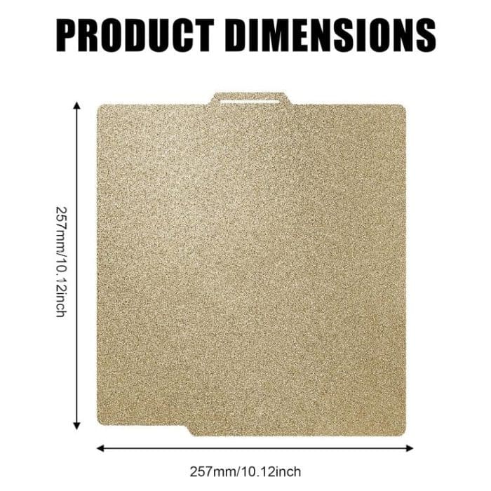 3D Printing Build Plate 257mm For Bambu Lab A1 Printer Platform, PEI Double-sided Coating, PEI Coating + PEY Film, PEI Coating + PET Film, PEI Coating + PEO Diamond Film, PEI Coating + PEO Chameleon, PEI Coating + PEI Film, PEI Film + PEO Diamond Film... – Bild 2