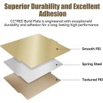 3D Printing Build Plate 257mm For Bambu Lab A1 Printer Platform, PEI Double-sided Coating, PEI Coating + PEY Film, PEI Coating + PET Film, PEI Coating + PEO Diamond Film, PEI Coating + PEO Chameleon, PEI Coating + PEI Film, PEI Film + PEO Diamond Film... – Bild 3