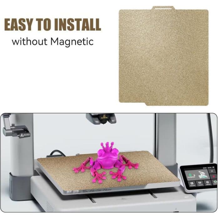 3D Printing Build Plate 257mm For Bambu Lab A1 Printer Platform, PEI Double-sided Coating, PEI Coating + PEY Film, PEI Coating + PET Film, PEI Coating + PEO Diamond Film, PEI Coating + PEO Chameleon, PEI Coating + PEI Film, PEI Film + PEO Diamond Film... – Bild 5