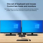 FJGEAR FJ-8K202DP 8K 60Hz DP USB3.0 Monitor KVM Switch, FJ-8K202DP, US Plug, FJ-8K202DP, EU Plug, FJ-8K202DP, UK Plug – Bild 5