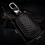 Litchi Grain PU Leather Universal Car Key Case – Bild 3