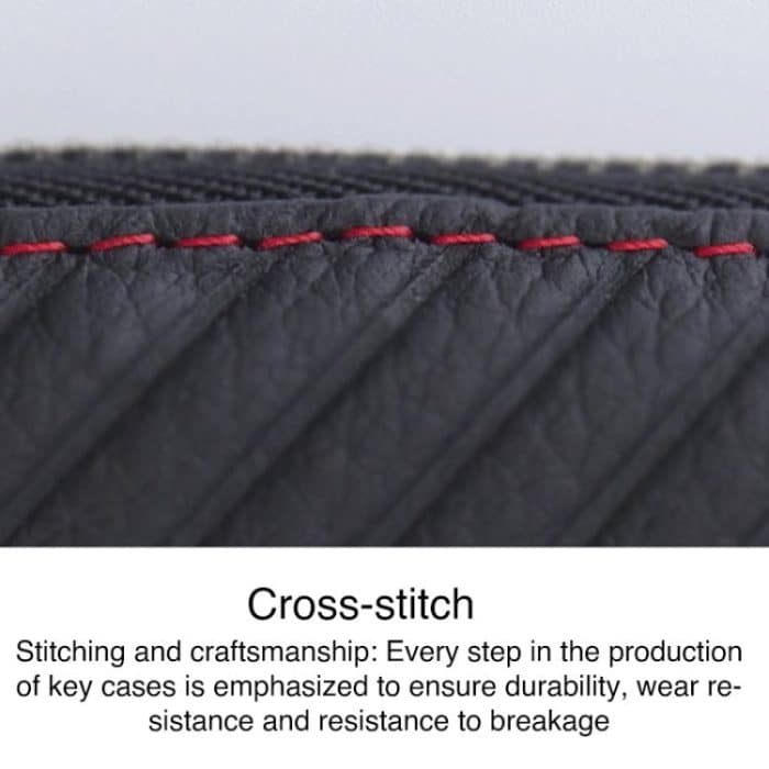 Litchi Grain PU Leather Universal Car Key Case – Bild 5